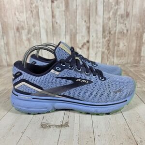 Brooks Ghost 15 Womens Running Shoes Blue Navy Green 1203801B472 Size 8 B Medium